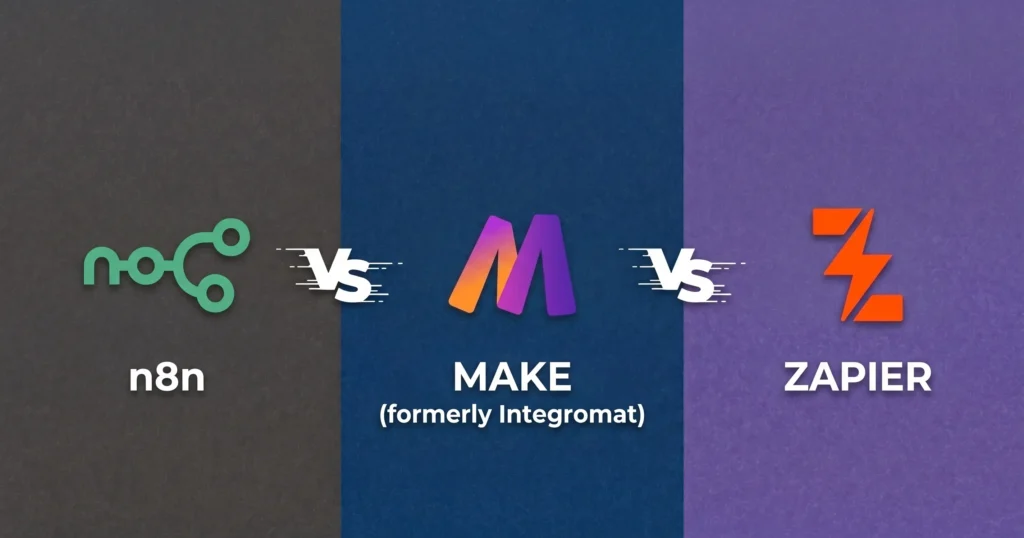 n8n vs Make vs Zapier